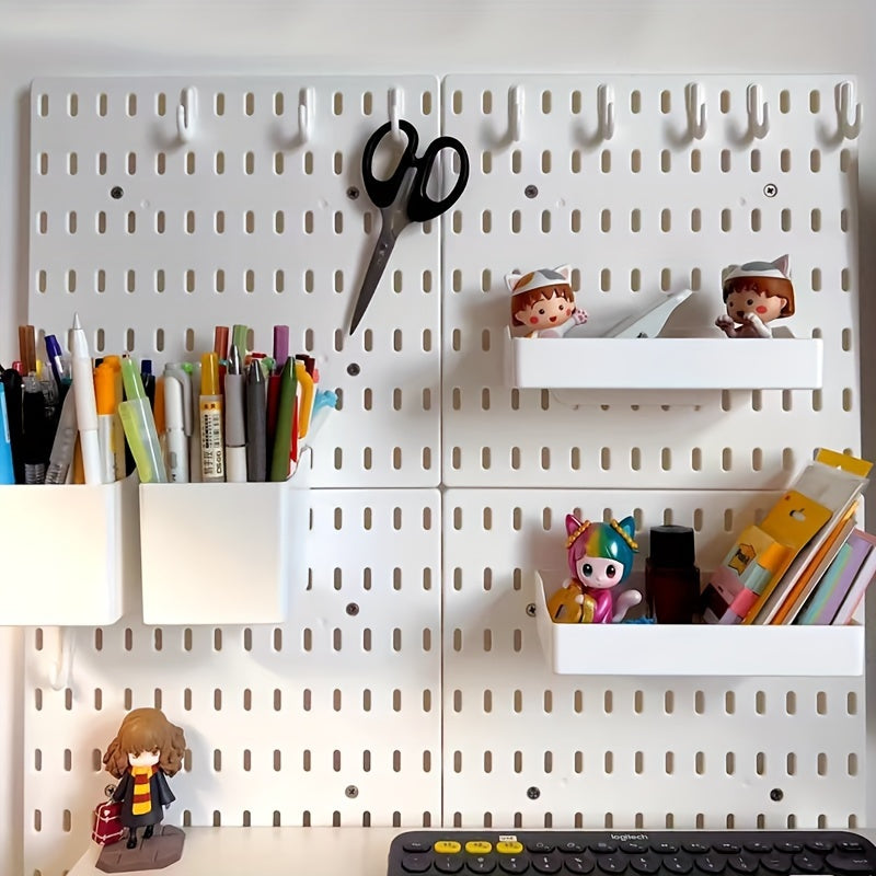 8pcs Pegboard Wall Organizer